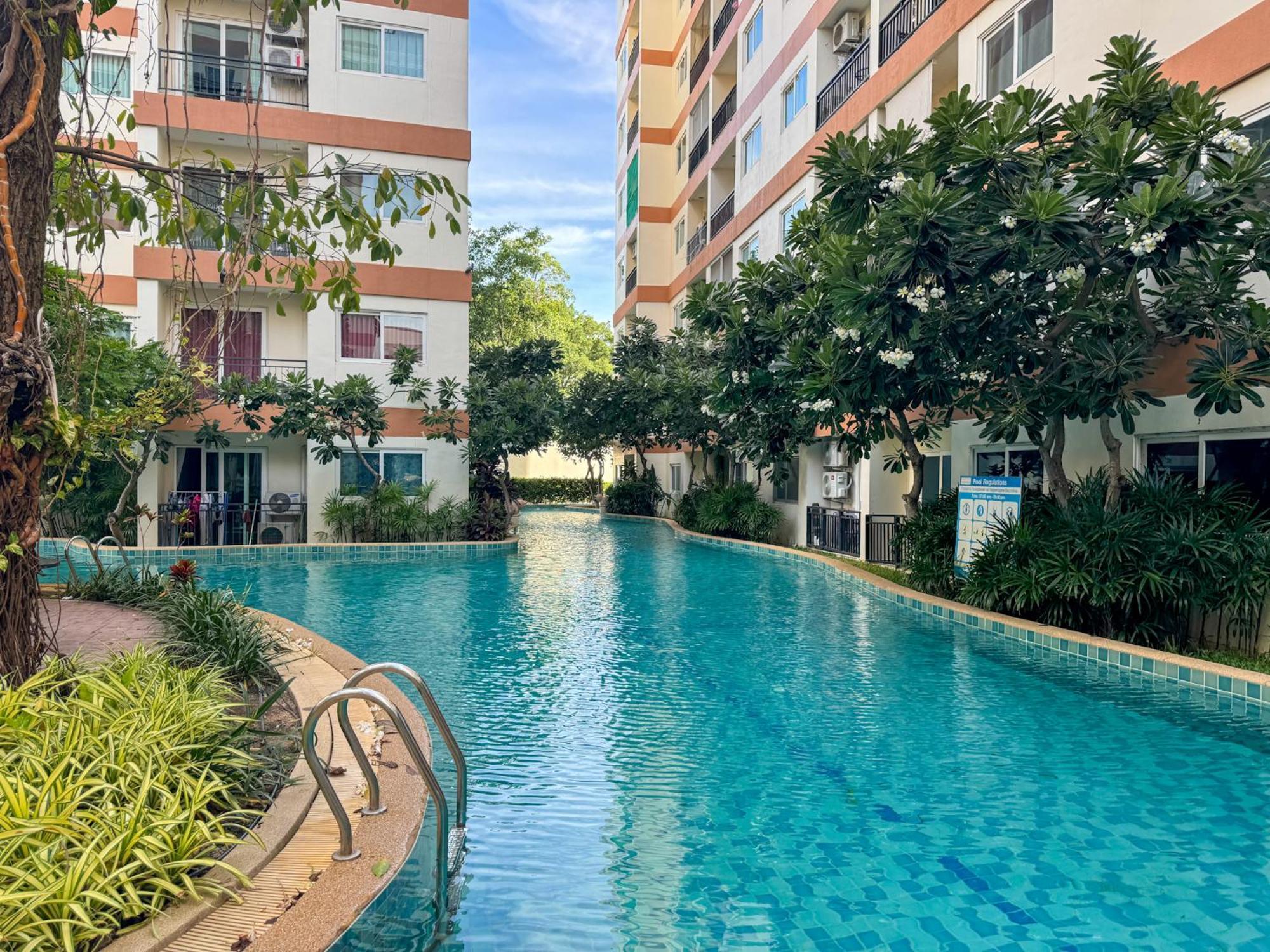 卧室直达泳池 全网最低价 到中天海滩5分钟 Jomtien Exterior foto